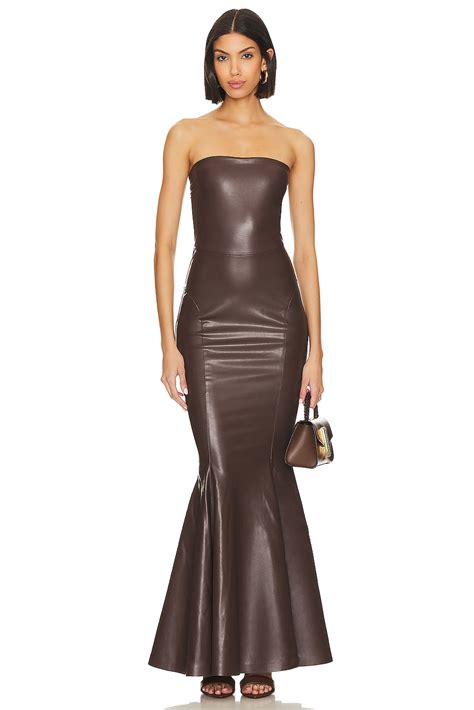 strapless fishtail gown|x revolve strapless fishtail gown.